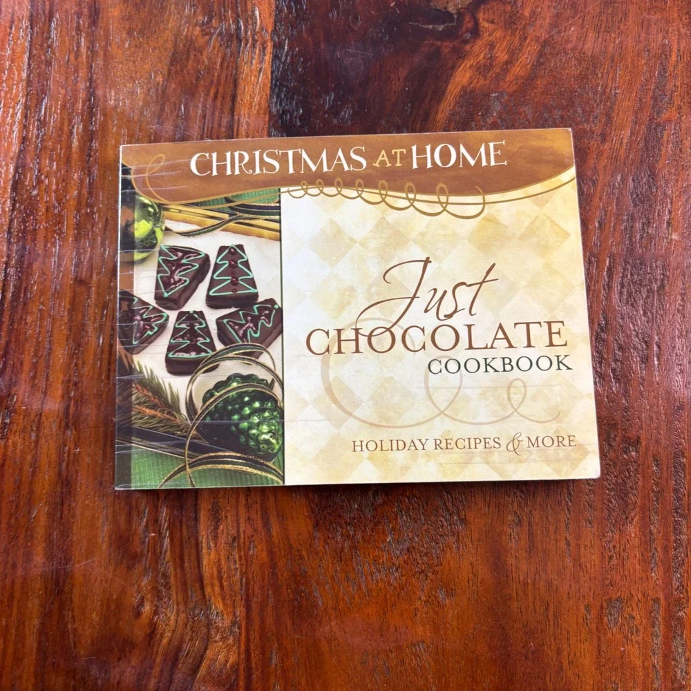 Christmas At Home Cookbook Set Just Cookies & Just Chocolate Holiday Recipes 2pk